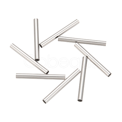 Tarnish Resistant 304 Stainless Steel Tube Beads STAS-G071-35P-1