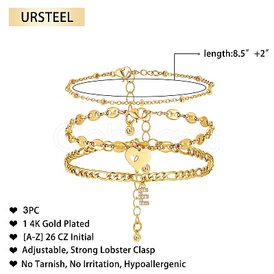 Anklets Sets AJEW-AN00383-05-1