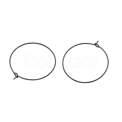 24Pcs 4 Size 316L Surgical Stainless Steel Hoop Earring Findings X1-STAS-ZZ0001-03EB-1