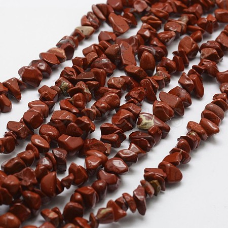 Natural Red Jasper Beads Strands G-F328-20-1