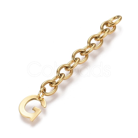 304 Stainless Steel Chain Extender X-STAS-K206-09G-G-1