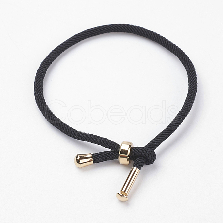 Cotton Twisted Cord Bracelet Making MAK-L012-03-1