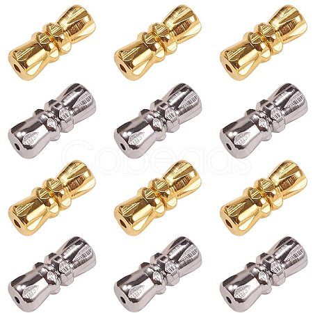 Brass Screw Clasps KK-PH0035-65-1