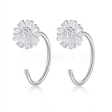999 Fine Silver Stud Earrings FS-WG1D9DE-02-1