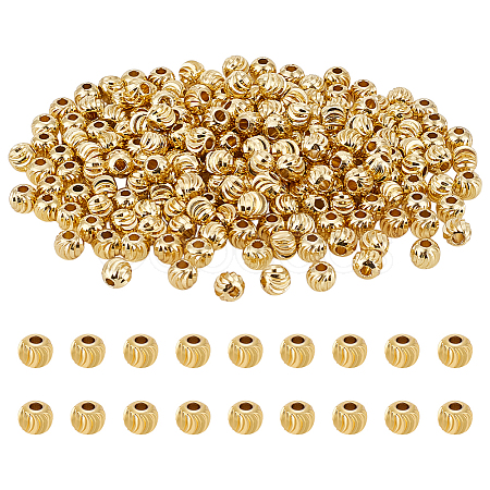 180Pcs Brass Spacer Beads KK-BC0014-23G-1