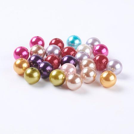 Colorful Acrylic Beads PACR-14D-M-1