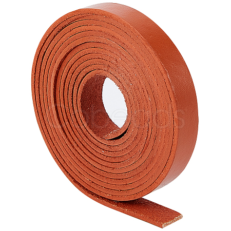 2M Flat Leather Cord LC-WH0007-07B-03-1
