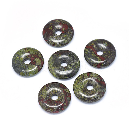 Natural Dragon Blood Pendants G-P415-22C-1