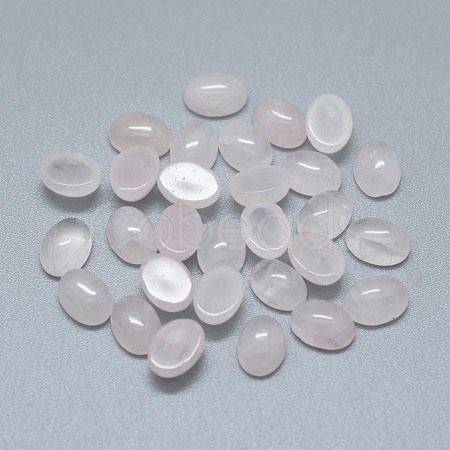 Natural Rose Quartz Cabochons G-F656-08-1