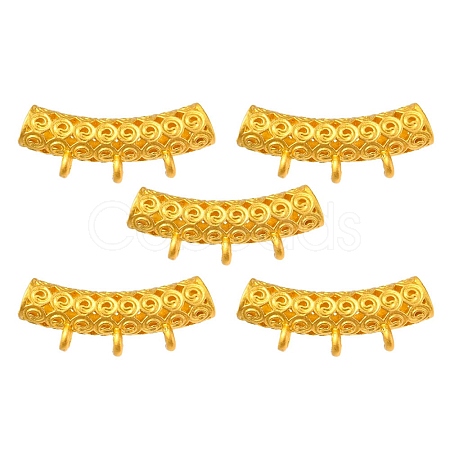 Hollow Alloy Curved Tube Bails FIND-YW0002-19-1