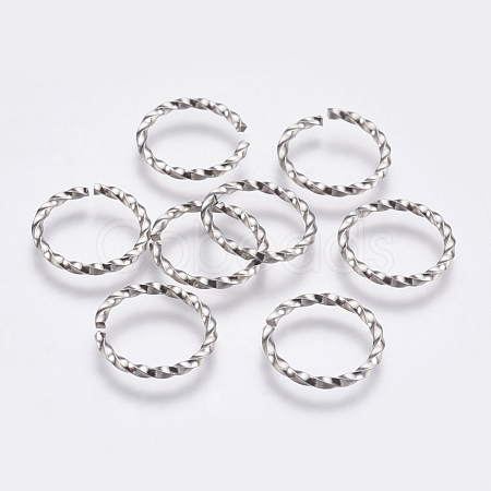 Tarnish Resistant 304 Stainless Steel Open Jump Rings STAS-G174-02P-1