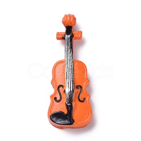 Creative Mini Resin Violin DJEW-C001-03-1