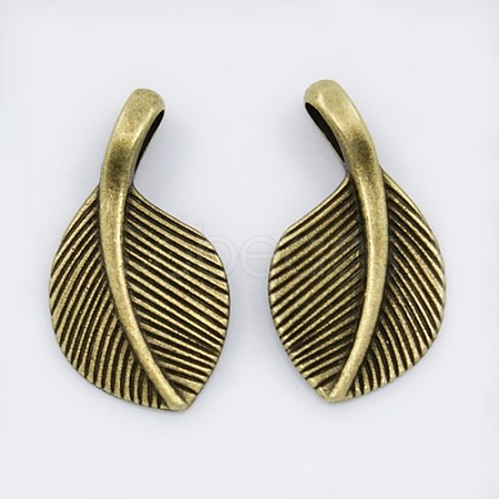 Tibetan Style Alloy Pendants TIBEP-Q029-AB-FF-1
