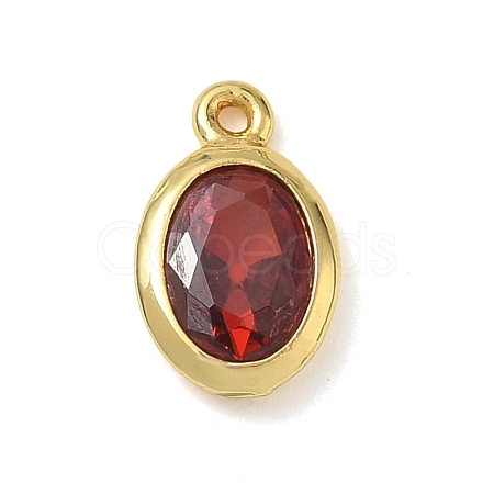 Brass Pave Cubic Zirconia Charms KK-CBA74BF-02G-01-1