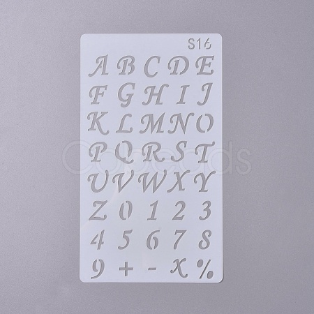 Plastic Drawing Stencil DIY-WH0152-83F-1