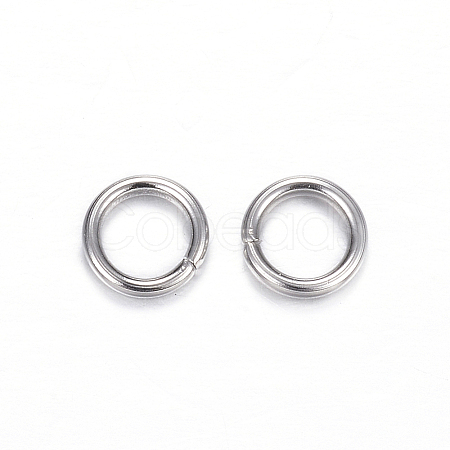 Tarnish Resistant 304 Stainless Steel Open Jump Rings STAS-D447-18-1