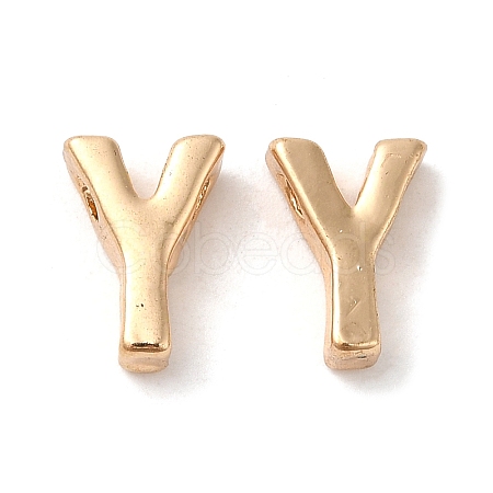 Golden Plated Alloy Beads PALLOY-CJC0001-64KCG-Y-1