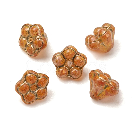 Handmade Lampwork Bead Caps LA-CBAA1BE-02D-1