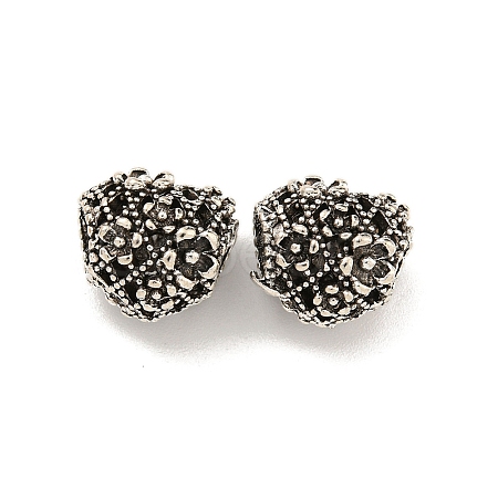 Rack Plating Alloy European Beads FIND-B034-30AS-1