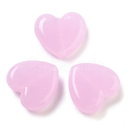 Heart Handmade Lampwork Beads LAMP-U003-01B-1