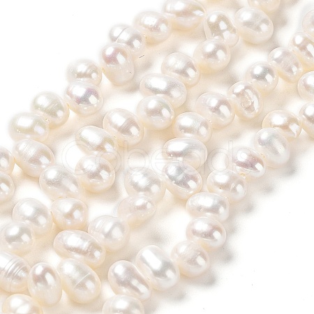 Natural Cultured Freshwater Pearl Beads Strands PEAR-J007-86-1