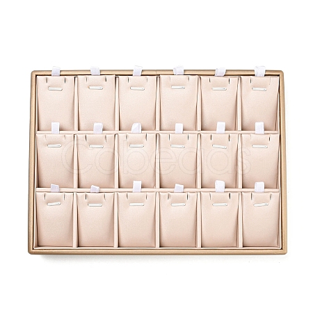 Wooden Necklace Presentation Boxes NDIS-O006-01-1