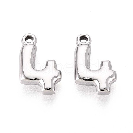 304 Stainless Steel Pendants STAS-N109-261E-P-1