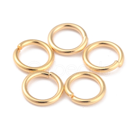 Rack Plating Brass Open Jump Rings KK-O139-18P-G-1