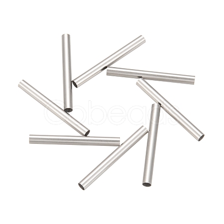 Tarnish Resistant 304 Stainless Steel Tube Beads STAS-G071-35P-1