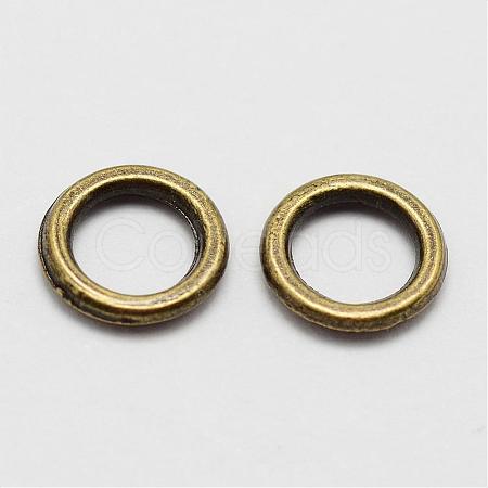 Alloy Closed Jump Rings PALLOY-P119-04AB-1