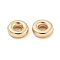 CCB Plastic Beads, Round Ring, Golden, 6x2mm, Hole: 2mm