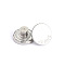 Alloy Button Pins for Jeans, Nautical Buttons, Garment Accessories, Round, Platinum, 20mm