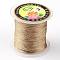 Round Metallic Thread, 12-Ply, Saddle Brown, 1mm, about 54.68 yards(50m)/roll