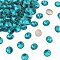 Preciosa&reg MAXIMA Crystal Round Stones, Czech Crystal, Bicone(436 11 177 Rivoli), Dura Foiling, 60230 Blue Zircon, SS39(8.15~8.4mm)