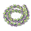 Transparent Glass Beads Strands LAMP-K037-15B-2