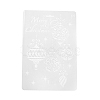 Creative Christmas Plastic Drawing Stencil DIY-L007-11-5
