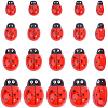 120Pcs 4 Styles Opaque Resin Cabochons CRES-PA0001-03-7