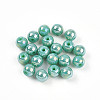 Electroplate Pearlized Glass Pearl Beads EGLA-T021-14A-03-1
