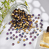 150Pcs 10 Colors Electroplate Glass Beads GLAA-AR0001-79B-4