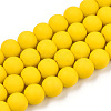 Opaque Glass Beads Strands GLAA-T032-P6mm-MD08-1