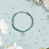 2 Strands Natural Moss Agate Beads Strands G-OC0005-64-5