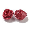 Synthetic Coral Dyed Carved Beads SHEL-I001-05D-3