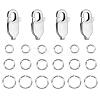4Pcs 925 Sterling Silver Lobster Claw Clasps STER-PH0003-65-1