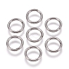 Tarnish Resistant 304 Stainless Steel Soldered Closed Jump Rings STAS-M274-024C-2