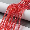Electroplate Glass Beads Strands EGLA-R048-2mm-03-1