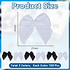 200Pcs 2 Colors Handmade Woven Accessories AJEW-AR0002-72-2