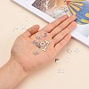 Tarnish Resistant 201 Stainless Steel Letter Charms STAS-S036-M-6