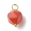 Chakra Theme Natural Genmstone Charms PALLOY-JF01241-3