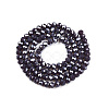 Electroplate Glass Beads Strands EGLA-A044-P4mm-A11-3