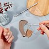 Transparent Acrylic Paint Palette AJEW-FG0001-17-3